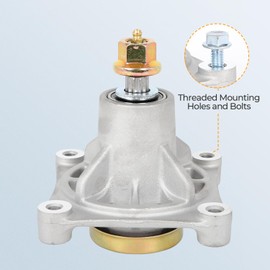 GYZJ Lawn Mower Spindle with Pulley 532153535 for Husqvarna Z246 Jonsered Z46R Poulan Pro PX46Z Lawn Tractors Mandrel Assembly Replacement Part Number 174356 532174356