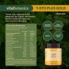 Testo Plus Gold 120 Capsulas 500mg Suplemento Vitalbotanics Sabor Sin