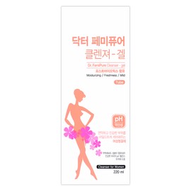 Doctor Edition Dr. Femipure Cleanser Gel 220ml Mildly acidic feminine cleanser for women containing postbiotics / 닥터 페미퓨어 클렌져겔 220ml 여성용 약산성 여성 청결제 포스트바이오틱스 함유