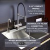 Westbrass D203-NL-20 6" Touch-Flo Style Pure Cold Water Dispenser Faucet,