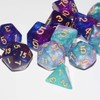 DND Dice 2 X 7Sets, 14Pieces Glitter Sparkle Cosmic Mixed
