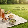 5 Pack Stainless Steel Food Storage Containers with Lids, Metal