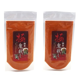 [Goku Demon Killing] 《Introduction to Ariyoshi Seminar》 Super Spicy Ichimi Chili Pepper, Powder, Spicy Ingredient, Capsaicin, 2.5 Times, Zipper Included, Stand Pack (1.8 oz (50 g) x 2 Bags)
