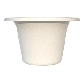 Kabea Abhato Nappy Free Oval with Handle (Original Asia/China Potty Successor Model) for Baby (Organic Plastic, Cream Speckled)