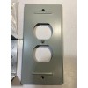 Wiremold Legrand Duplex Receptacle Cover 3000-Series Raceway Gray G3046BE SEALED