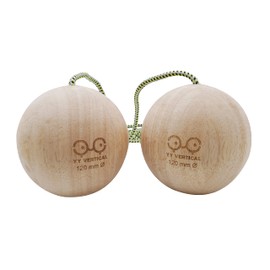 YY Vertical Climbing Balls 120 mm Brown Training Board and Device Size 120 mm Wood Colour