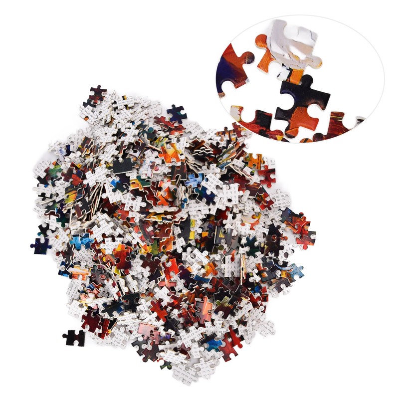 1000 Pcs Puzzle Creative Entertainment Strong Puzzle Walking in The