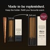 Dhrya Black Oud Incense Sticks Refill Pack, 33 Sticks, Fits