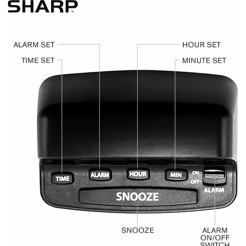 Unbranded Super Extremely Extra Loud Alarm Clock for Very Heavy