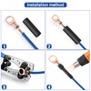 XHF 10PCS 2/0 AWG-3/8 Heavy Duty Battery Lugs with 3:1
