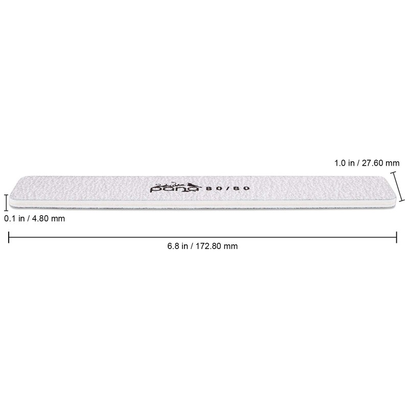 10PCS Jumbo Size PANA Professional Double Sided Nail Files -