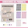 Parches para Acne, 600 PCS Parches para Granos de Estrella.