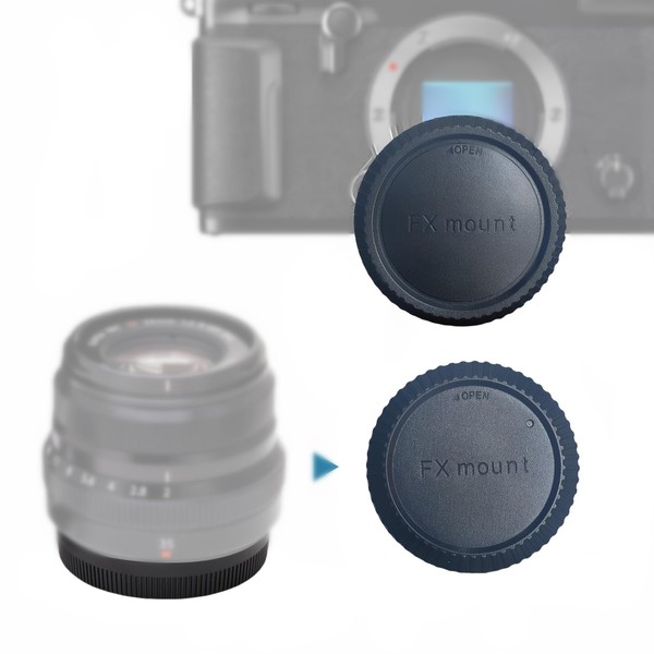 Camera Body and Rear Lens caps Compatible with FX Camera