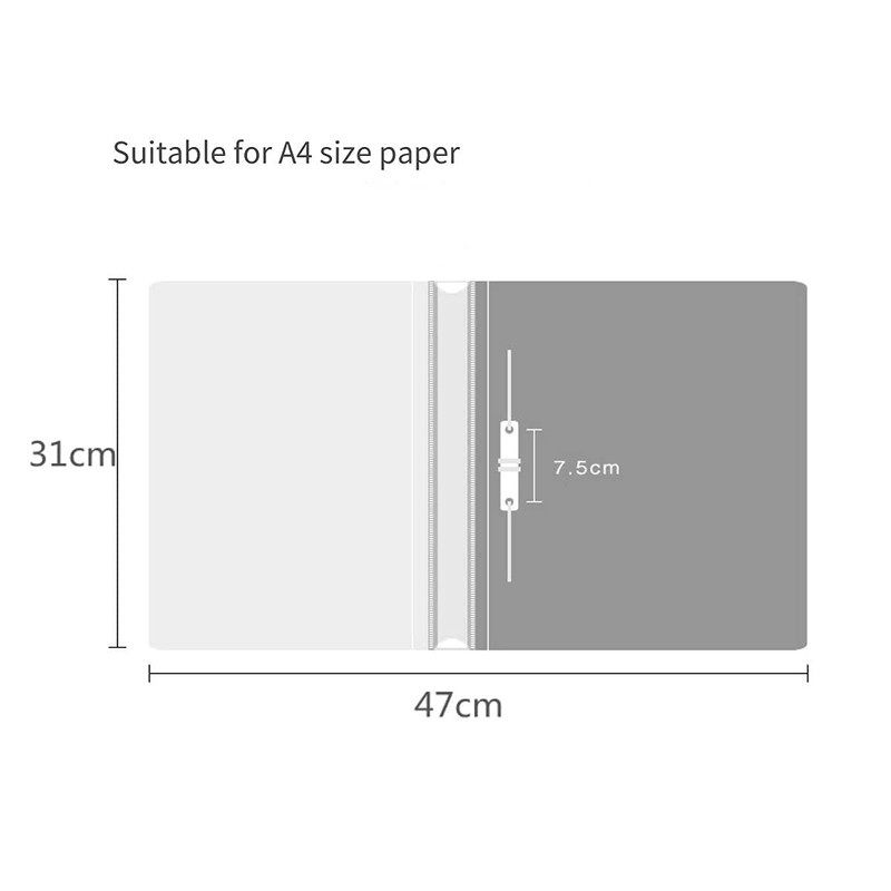 GUOKOFF A4 Project Folder (Green, Pack of 12) Plastic Report