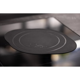 Sallys Induktionsmatte Oval und Eckig - Induktionskochfeld | Antirutsch | 230 °C | Silikonmatte (Oval)