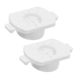 ORFOFE 2pcs Eyeglass Edging Machine Mounting Suction Cup Thickwalled for Glasses Lens Grinding