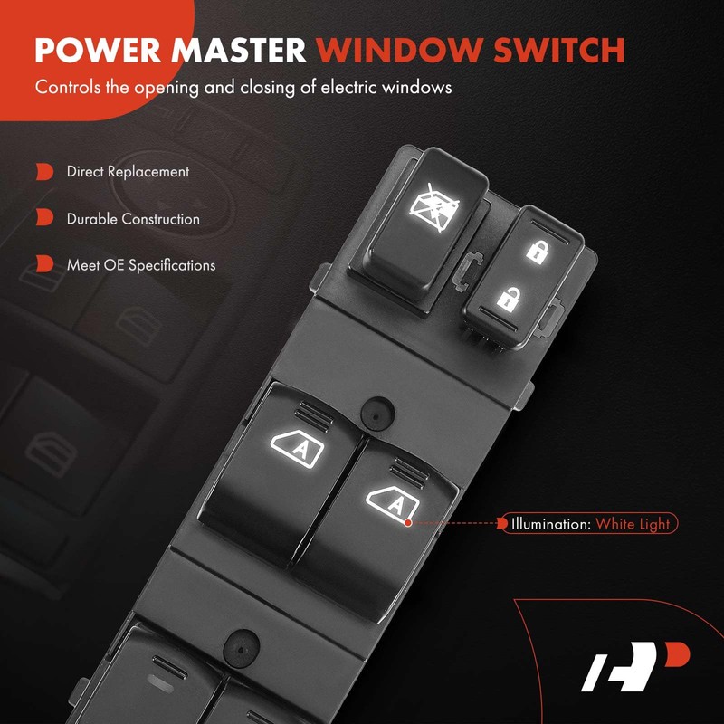 A-Premium Front Driver Side Master Power Window Switch Compatible with
