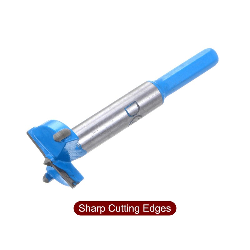 sourcing map Forstner Drill Bits 1 inch / 25mm Hex