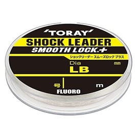 Toray Shock Reader, Smooth Lock Plus, 16.9 ft (45 m), 4LB/0.8 Size, Natural