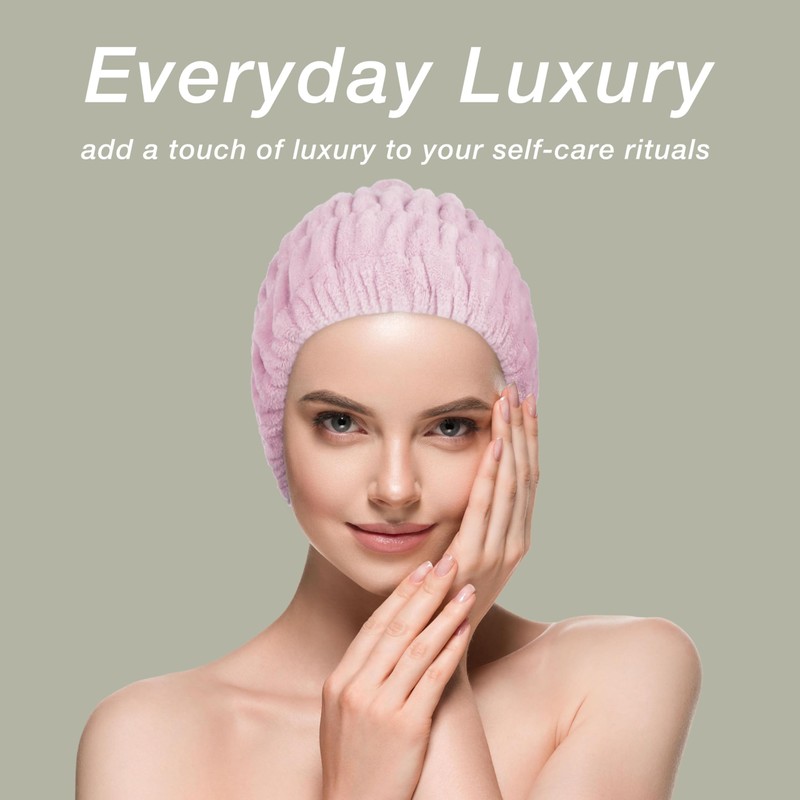 Expressions Extra Wide Spa Headwrap - Pink, 1pc Super Soft