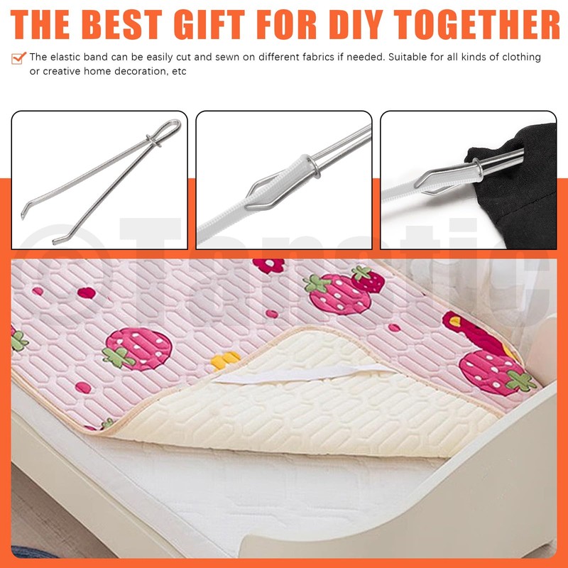 Tanstic Elastic Spool Elastic Band High Elasticity Elastic Spool for