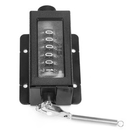 6 Digit Punch Counter, Manual Stroke Tally Counter with Spring -, Easy to Fit and Reset, for Sports Equipment or Machinery with Convenient Axle Count Reset,