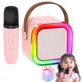 Gifts Girls Karaoke Machine Children: Wowstar Karaoke Microphone Children - Mini Karaoke Set with Microphone - Children's Toy Birthday Gifts for 3 4 5 6 8 7 9 10 11 12 Years Boys Girls