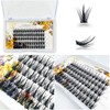 CB 120 Pcs, 2-Trays Wide Cluster Eyelash, Wispy Lashes, Ultra