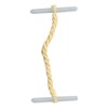 5 Star Treasury Tags Plastic-ended 51mm Yellow [Pack of 100]