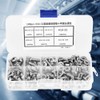140pcs #10-32 304 Stainless Steel PH Pan Head Screws Kit