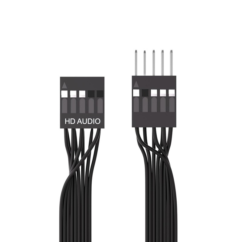 9 Pin Motherboard Front Audio Extension Cable 20cm(7.9in) Male to