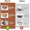 FANGOOLSS Premium 304 Stainless Steel Food Containers Set - Leakproof