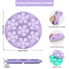 Make Mealtime Fun and Healthy with AWINNER'S Slow Feeder Dog & Cat Bowl - Reduce Overeating and Aid Digestion 2 Pack