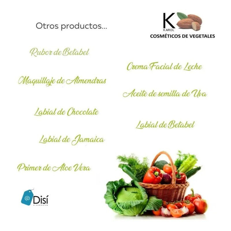 Karol Cosmetics Labial De Jamaica Cosmetico Vegetal