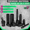 1/4" Drive Impact 56-Piece Socket Set, Standard SAE (5/32 to