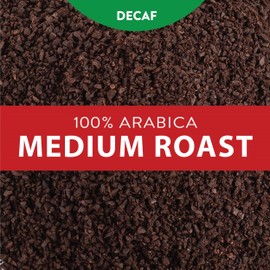 SF Bay Coffee DECAF Gourmet Blend 28 oz Bag, Ground Medium Roast, Swiss Water Process Decaffeinated