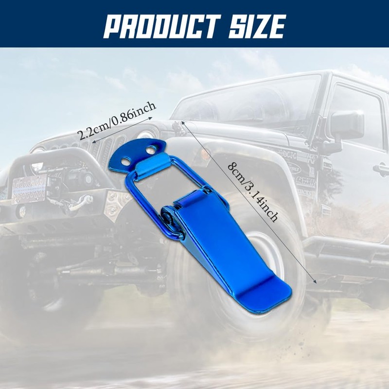 Tecledsn 2PCS Car Bumper Clip Hasp, Bumper Holder Clips, Durable