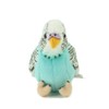 Teddys Rothenburg Cuddly Toy Budgies 12 cm Turquoise Sitting Plush