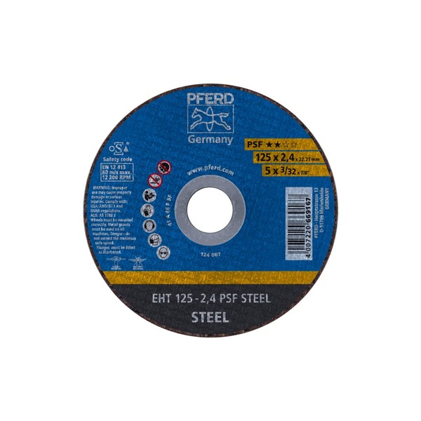 Pferd - Disc Cut Eht 125-2.4 A46 P Psf