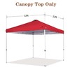 SCOCANOPY Replacement Top with Air Vent for 12x12 Canopy Frame,
