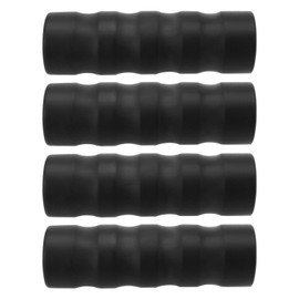 Create idea 4Pcs Bike Handlebar Grips 32mm Non-Slip Handlebar Grips for 32.5-33mm Bicycle Scooter Folding Bike Handle 120mm Black Rubber