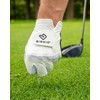 BIONIC Mens Relaxgrip® 2.0 Golf Glove - White/Black - M