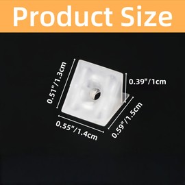 Drawer Repair Wedge Kit with Screws L‑Shaped Plastic Fasteners for Sagging Drawers in Cabinets & Wardrobes(50 Pcs)