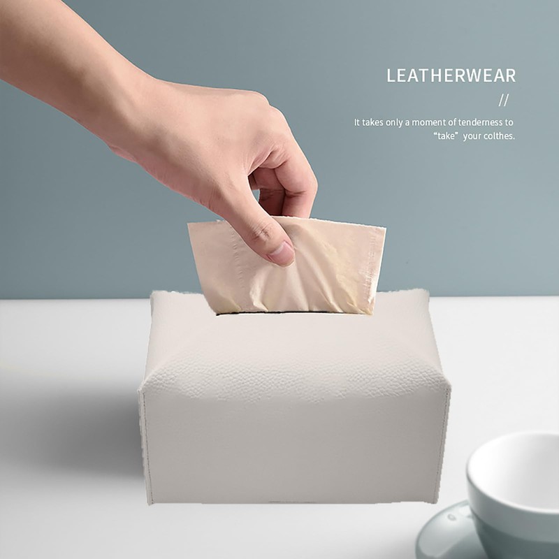 Purchase Rectangular Tissue Box Cover, Pu Leather Rectangle Tissue Box