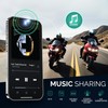 SWAREY V8 Motorcycle Bluetooth Headset 3PCS, Helmet Intercom for 3