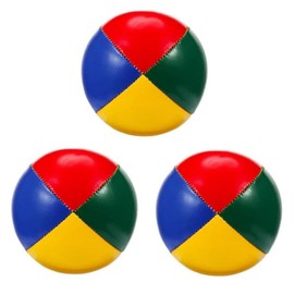 KOMUNJ Pack of 3 Quality Juggling Balls, Waterproof Coating and Environmentally Friendly Padding, Suitable for Beginners and Professionals