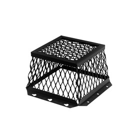 HY-C RVGDVGBL Stainless Steel Universal VentGuard, 100% 304 Stainless Steel Mesh, Easy Installation, 7" L x 7" W x 5" H, Black Powder Coat Finish