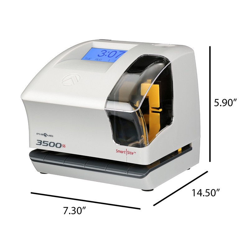 Pyramid Time Systems 3500ss Employment Time Clock & Document Stamp,