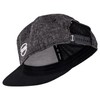 Blackskies Snapback cap, black, brown, grey wool screen, unisex premium