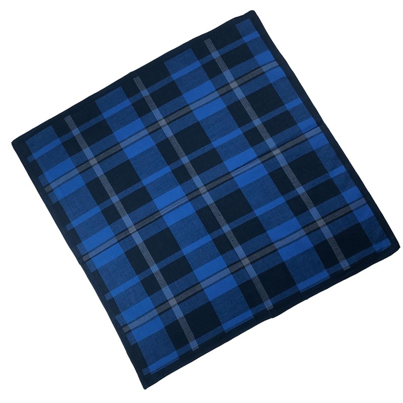 DsHome Men's Handkerchief, Cotton, 3-Piece Set, 17.9 x 16.9 inches